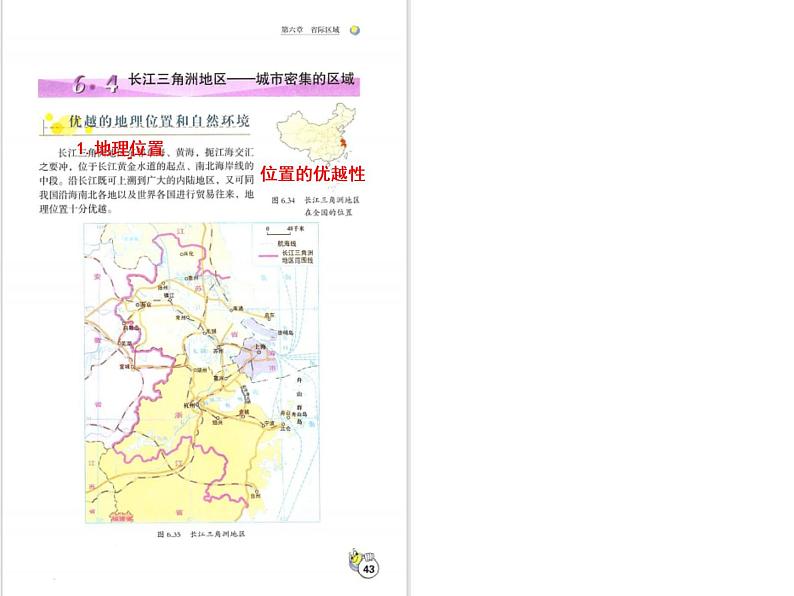 6.4 长江三角洲地区（笔记课件）-2022-2023学年八年级地理下册同步备课系列（晋教版）02