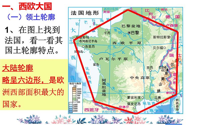 湘教版地理《法国》课件第5页