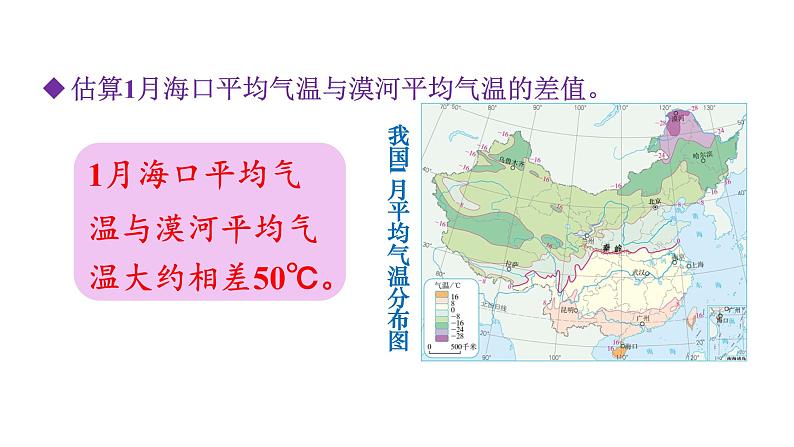 人教版八年级地理上册课件 2.2.1 冬季南北温差大，夏季普遍高温04