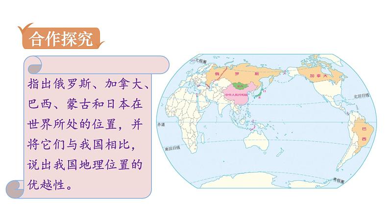 人教版八年级地理上册课件 1.1.1 优越的地理位置　海陆兼备的大国07