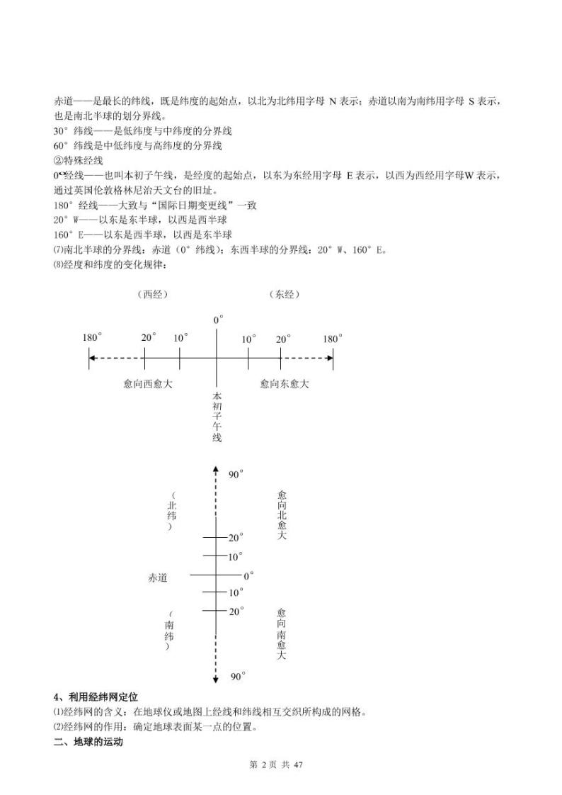 （超详）初中地理知识点归纳汇总02