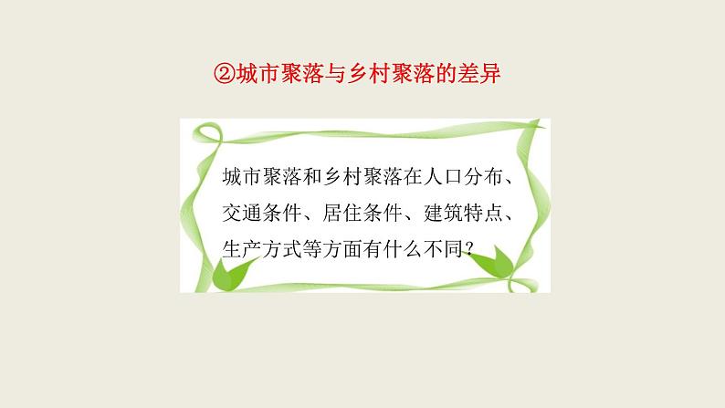 3.4世界的聚落课件   湘教版地理七年级上册07