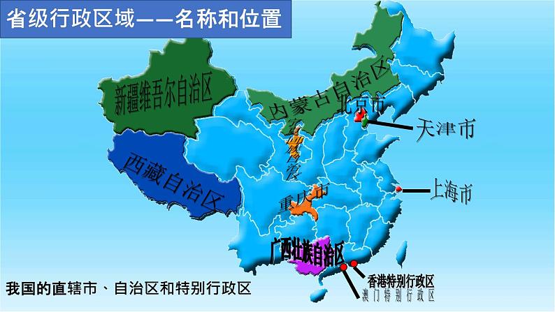 1.2中国的行政区划课件    八年级地理上学期湘教版05