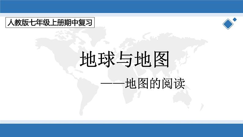 第一章 地球和地图（第二部分）（复习课件）-2022-2023学年七年级地理上学期期中期末考点大串讲（人教版）01