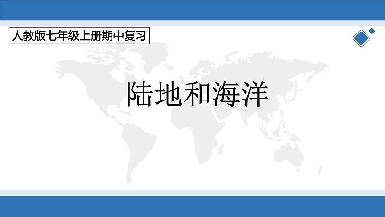 第二章 陆地和海洋（复习课件）-2022-2023学年七年级地理上学期期中期末考点大串讲（人教版）01