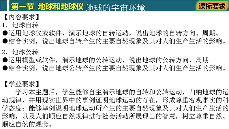 第一章第一部分 地球的自转和公转（复习课件）-八年级地理上学期期中期末考点大串讲（中图版）03