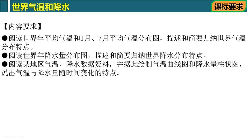 第二章第一部分 世界的气温和降水（复习课件）-八年级地理上学期期中期末考点大串讲（中图版）03