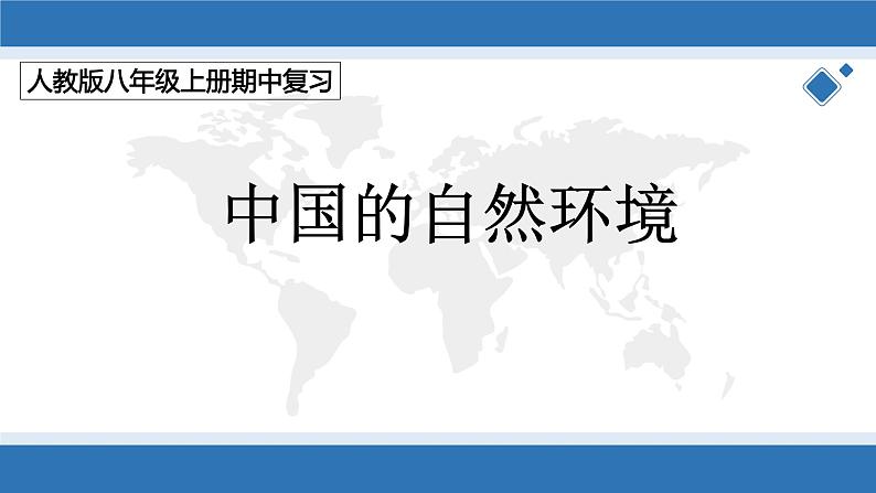 第二章 中国的自然环境（复习课件）-八年级地理上学期期中期末考点大串讲（人教版）01