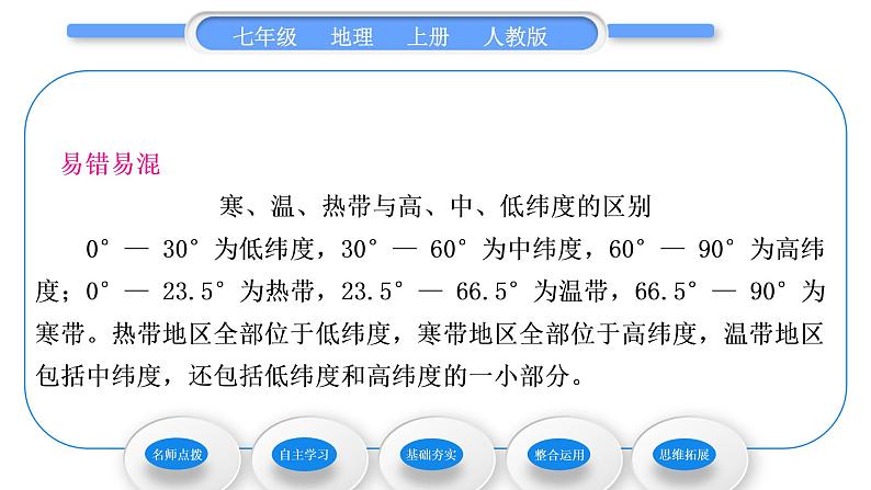 人教版七年级地理上第一章地球和地图第二节地球的运动第2课时地球的公转习题课件第6页