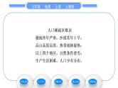 人教版七年级地理上第四章居民与聚落第一节人口与人种第1课时世界人口的增长　世界人口的分布习题课件