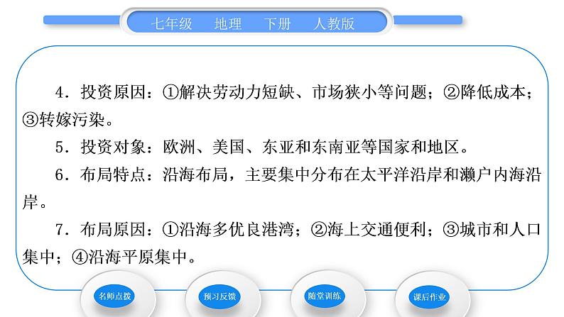 人教版七年级地理下第7章我们邻近的地区和国家第1节日本第2课时与世界联系密切的工业　东西方兼容的文化习题课件习题课件03