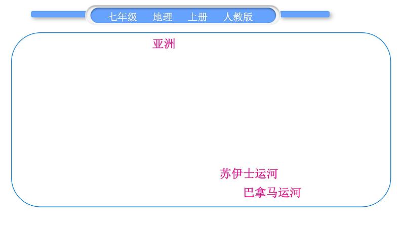 人教版七年级地理上第二章陆地和海洋第二单元复习提升习题课件03