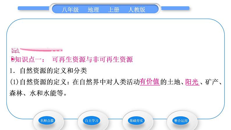 人教版八年级地理上第三章中国的自然资源第一节自然资源的基本特征习题课件06