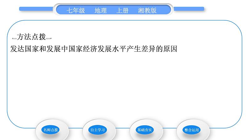 湘教版七年级地理上第五章世界的发展差异第二节国际经济合作习题课件03