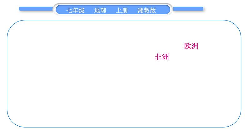 湘教版七年级地理上第五章世界的发展差异第五单元复习与提升习题课件第3页