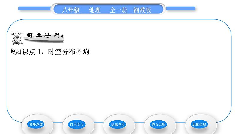 湘教版八年级地理上第三章中国的自然资源第三节中国的水资源习题课件06