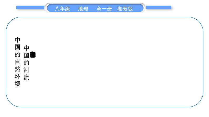 湘教版八年级地理上第二章中国的自然环境第二单元复习与提升习题课件07