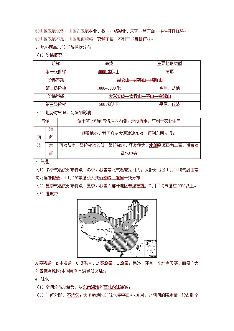 22 中国的地形与气候第2页