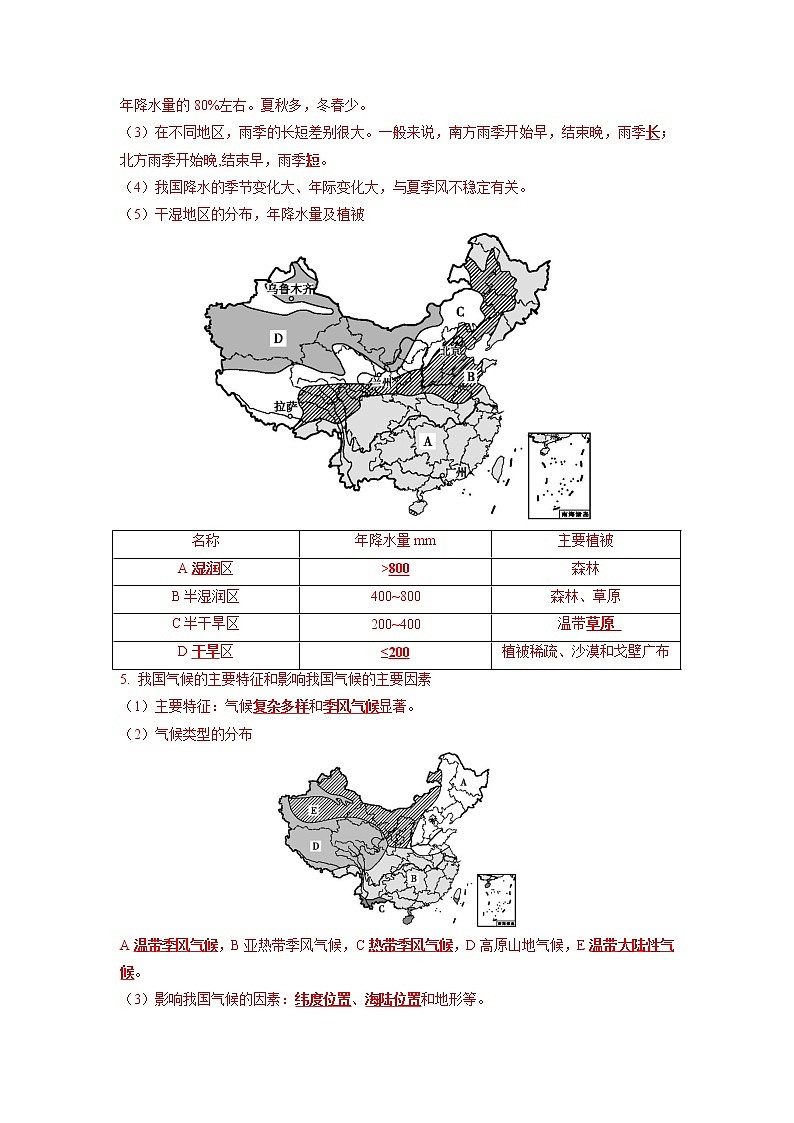 22 中国的地形与气候第3页