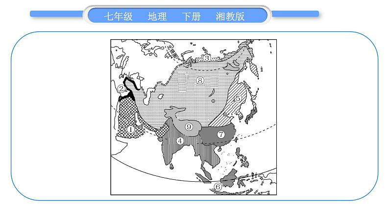 湘教版七年级地理下附录2抢分速记习题课件03