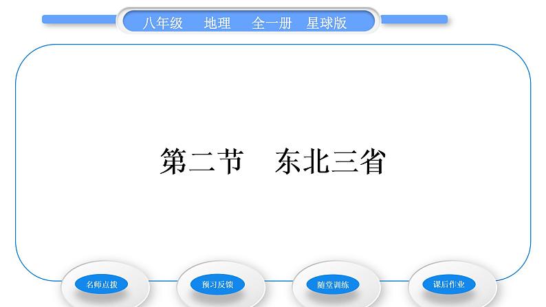 商务星球版八年级地理下第六章北方地区第二节东北三省习题课件01