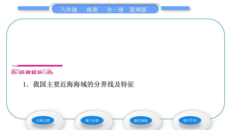 商务星球版八年级地理下第十章我国的海洋国土第一节辽阔的海域习题课件第2页