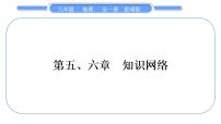 商务星球版八年级地理下第六章北方地区第五、六章知识网络习题课件