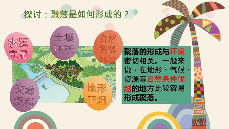 2022-2023学年人教版地理七年级上册第四章第三节《人类的聚居地——聚落》课件06