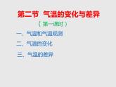 星球版 七年級上冊 第四章 第二節(jié)   氣溫的變化與差異（課件）