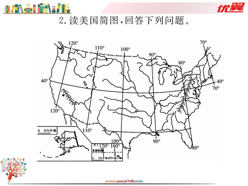 初中地理7下第9章 西半球的国家习题课件03