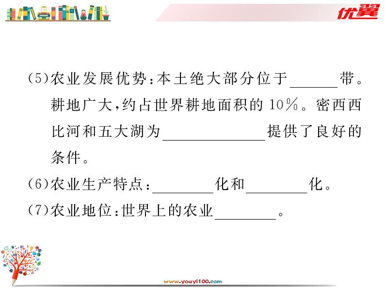 初中地理7下第9章 西半球的国家习题课件07