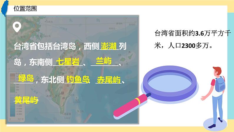 地理八下人教版 7.4  祖国的神圣领土——台湾省 课件第6页