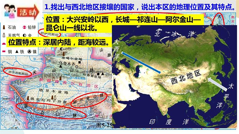 湘教版地理八年级下册5.3西北地区和青藏地区 课件第4页