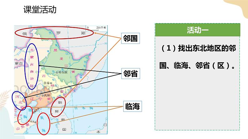 湘教版八年级地理下册6.1   东北地区的地理位置与自然环境 第1课时 课件07