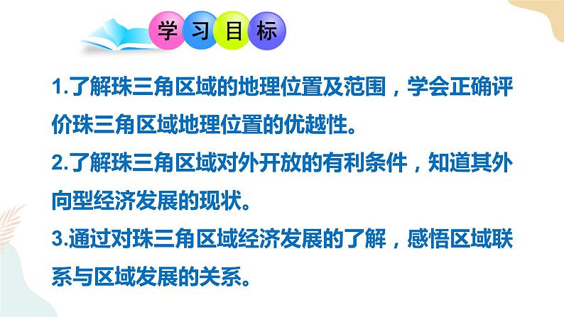 湘教版地理八年级下册7.3 珠江三角洲区域的外向型经济教学课件02