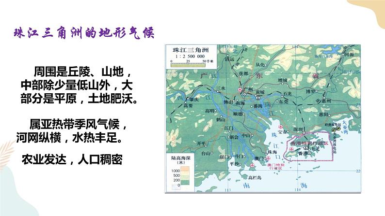 湘教版地理八年级下册7.3 珠江三角洲区域的外向型经济教学课件07