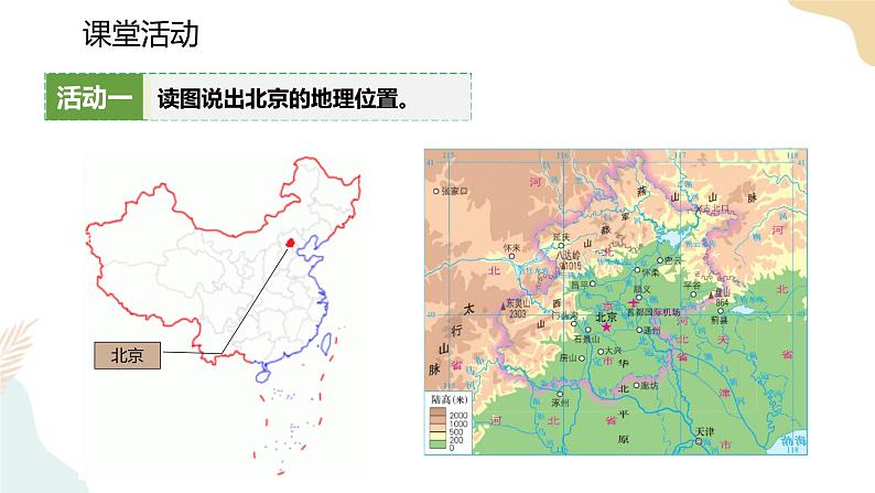 湘教版八年级地理下册8.1   北京市的城市特征与建设成就  第1课时 课件05