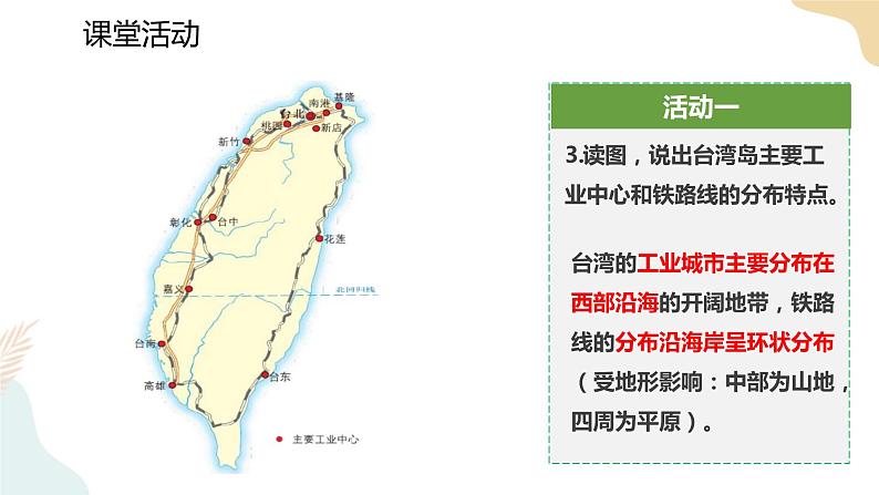 湘教版八年级地理下册8.2   台湾省的地理环境与经济发展 第2课时 课件08