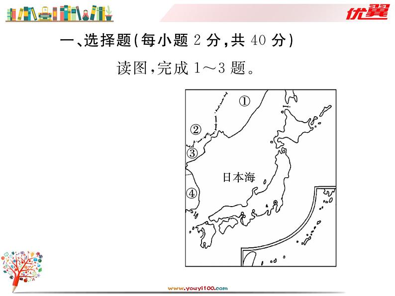 初中地理7下第7章 检测卷习题课件02