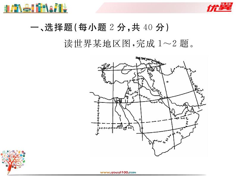 初中地理7下第8章 检测卷习题课件02