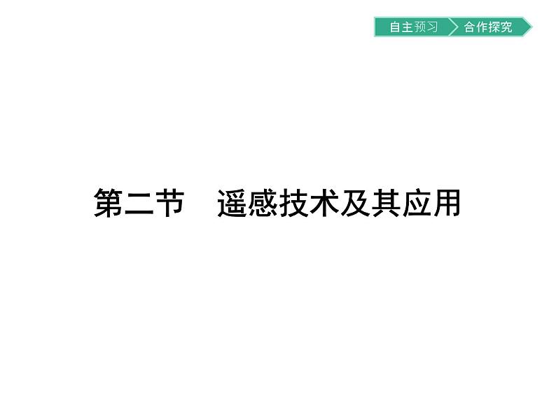 初中地理 湘教版 必修3 第三章 第二节 遥感技术及其应用 课件01