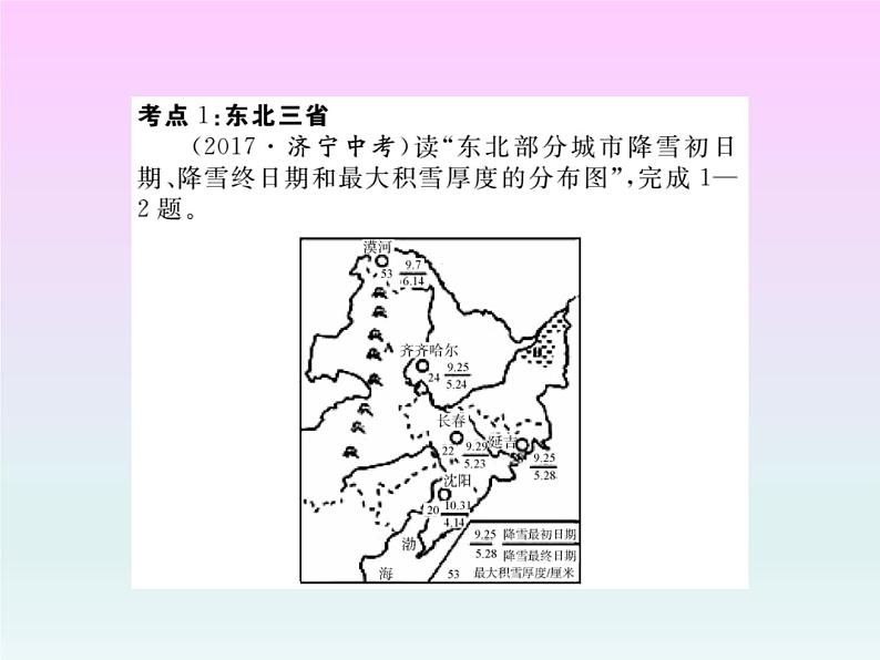 初中地理8下专题十 认识省内及跨省区域习题课件第2页