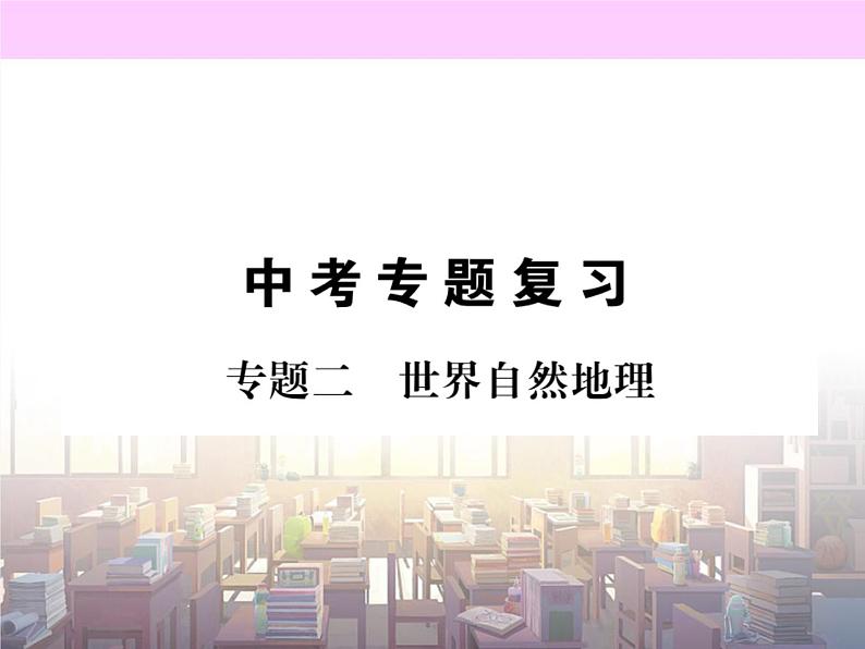 初中地理8下专题二 世界自然地理习题课件第1页