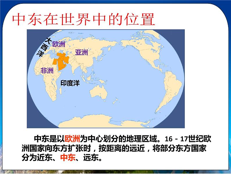 8.1《中东》课件+教案 人教版（新课标）七年级地理下册07