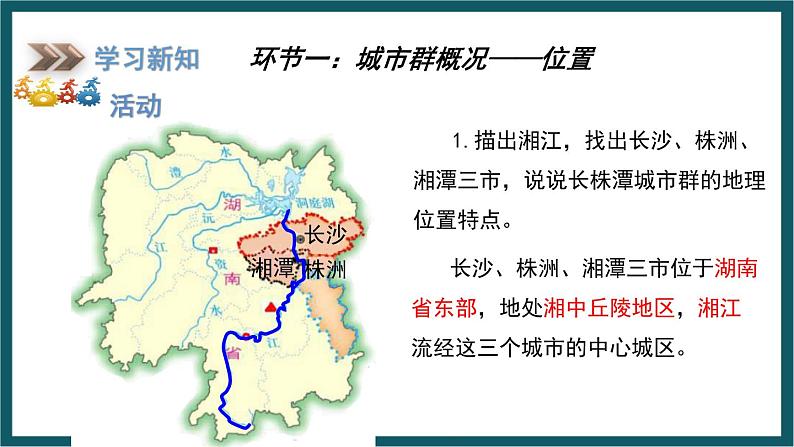 7.5 长株潭城市群内部的差异与联系（课件）湘教版地理八年级下册02