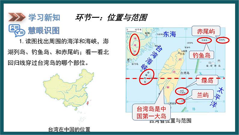 8.2.1台湾的地理环境与经济发展（课件）湘教版地理八年级下册第3页