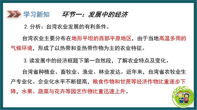 8.2.2台湾的地理环境与经济发展（课件）湘教版地理八年级下册第3页