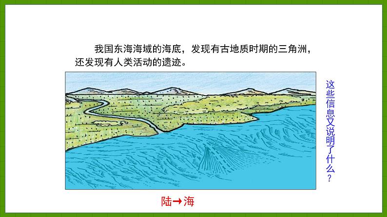 2.4.1  海陆变迁 课件七年级地理上学期湘教版04