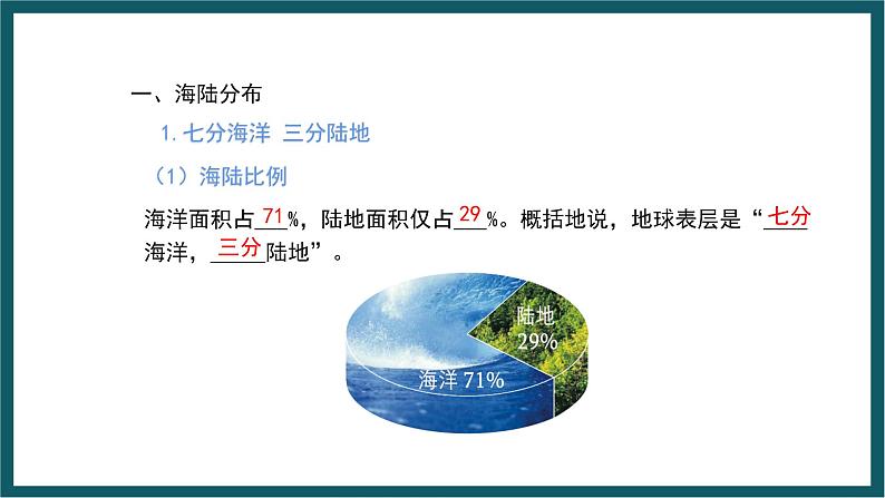 期末复习 专题二 海洋和陆地 课件七年级地理上学期湘教版02