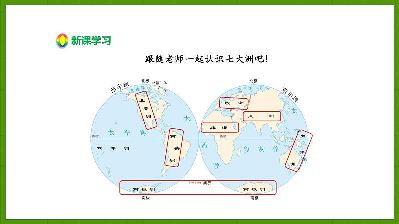 2.2.2 七大洲 四大洋 课件七年级地理上学期湘教版04